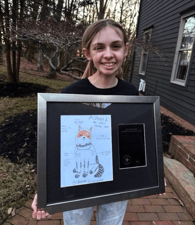 Liv with Asteroid design sketch